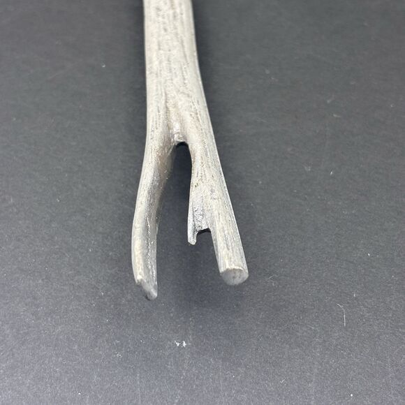 Vintage Aluminum Grey Tree Branch Twigs Serving Set Salad Mixing Spoons - Picture 16 of 16